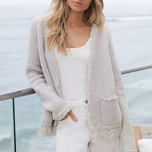 Barefoot Dreams CozyChic Fringe Jacket